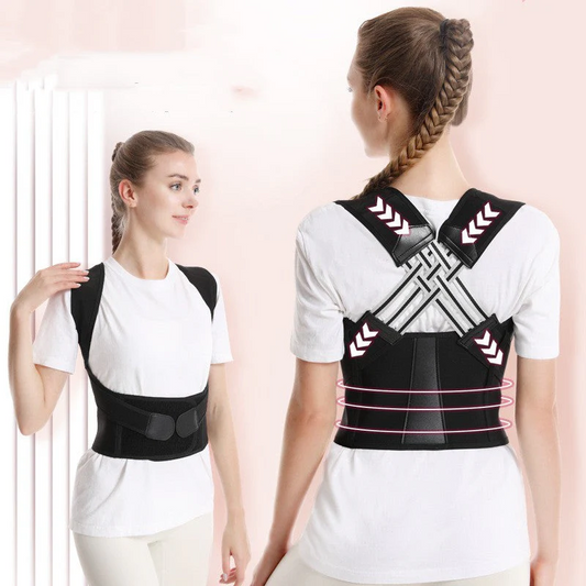 Back Brace Posture Corrector for Women & Men – Adjustable Back Straightener