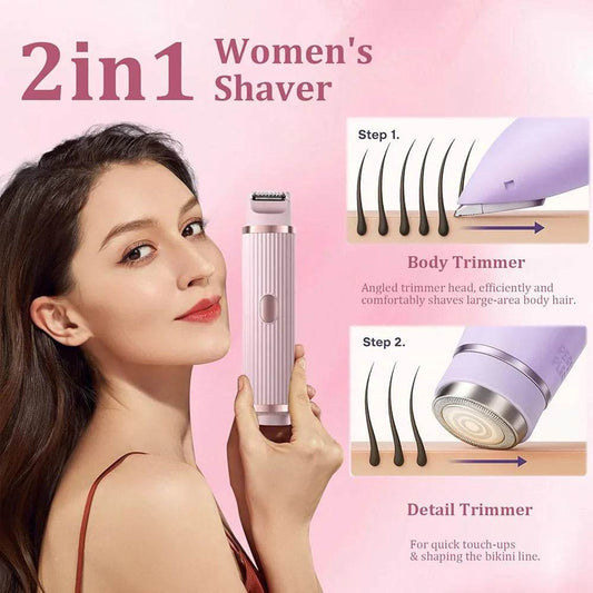 2 in 1 Women Body Shaver