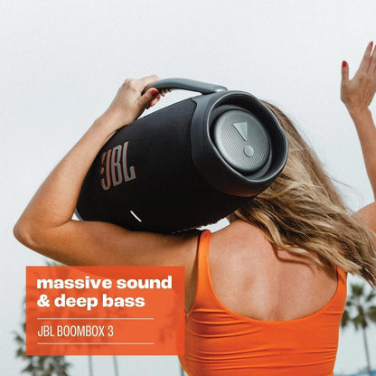 JBL Boombox 3 Portable Speaker, Massive Signature Pro Sound,