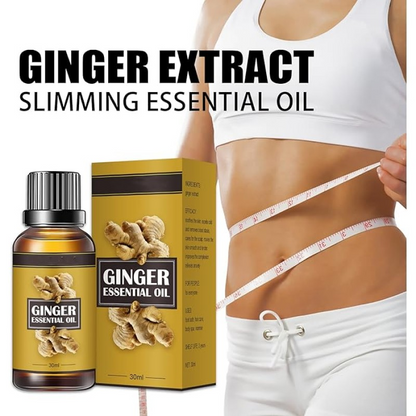 Big Bottle Ginger Essential Oil, Belly Drainage Ginger Oil